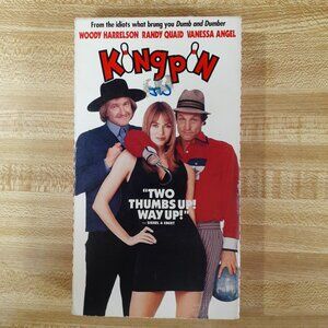 Kingpin 1996 VHS Farrelly Brothers Blockbuster Rent Woody Harrelson Bill Murray